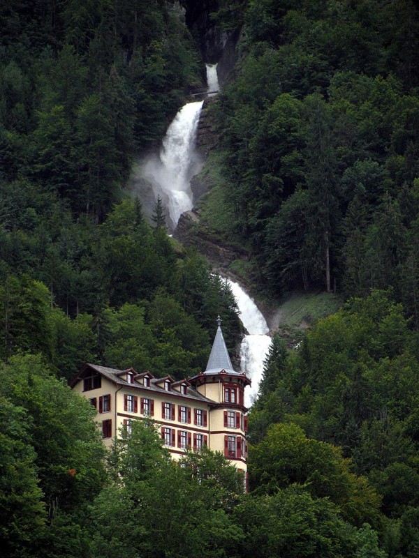 Giessbach Waterfalls, Switzerland Waterfall