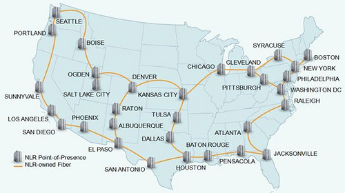 major internet hubs