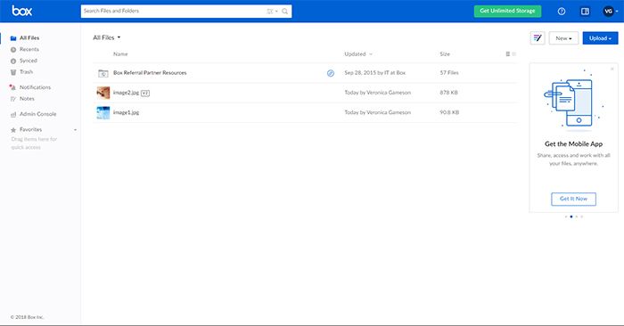 Box Admin Page
