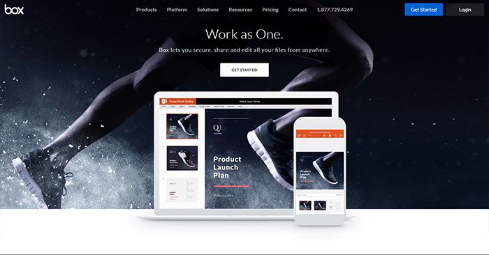 Box Home Page