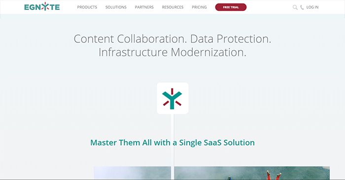 Egnyte Home Page