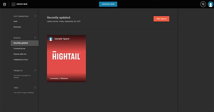 HighTail Admin Page