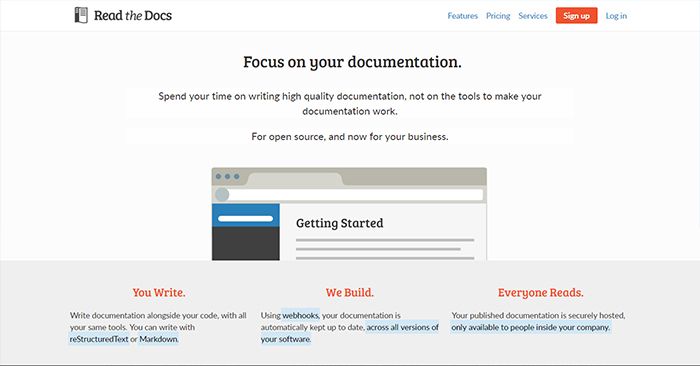 Read the Docs Home Page