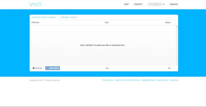 VIVO Admin Page