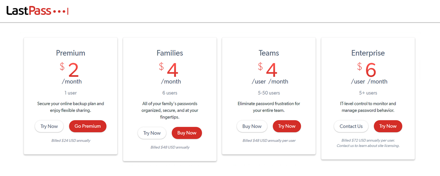 lastpass-prices